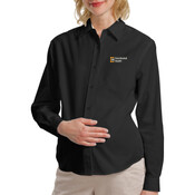 Ladies Maternity Long Sleeve Easy Care Shirt